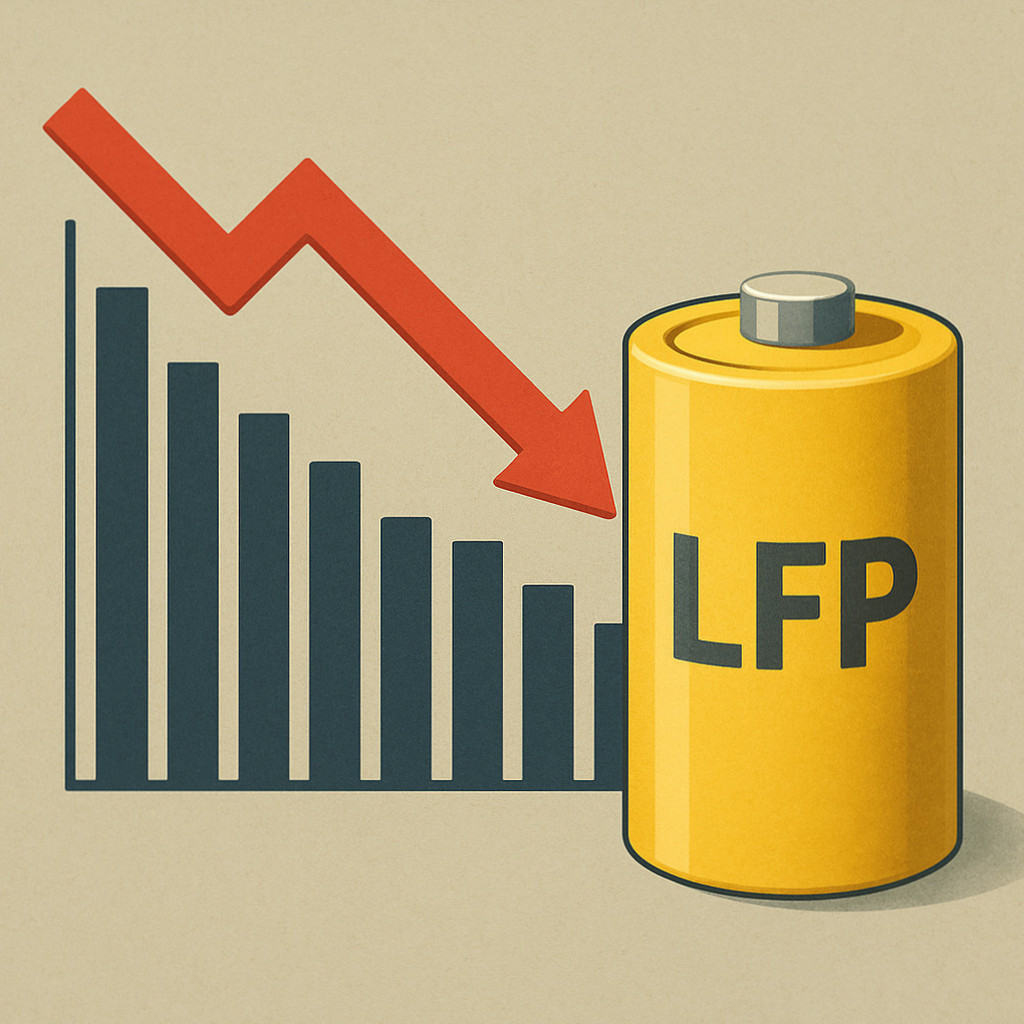 엘앤에프의 주가 급락과 LFP 사업 전망을 다룬 블로그 포스트의 썸네일 이미지로, 주가 차트와 LFP 관련 아이콘이 함께 나타나 있다.