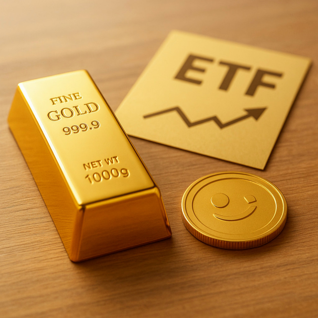 골드바·금통장·금 ETF·KRX 금현물의 세금과 거래 비용, 실물 보유 여부를 비교해 투자 목적에 맞는 금 투자 방법을 살펴보는 대표 이미지.