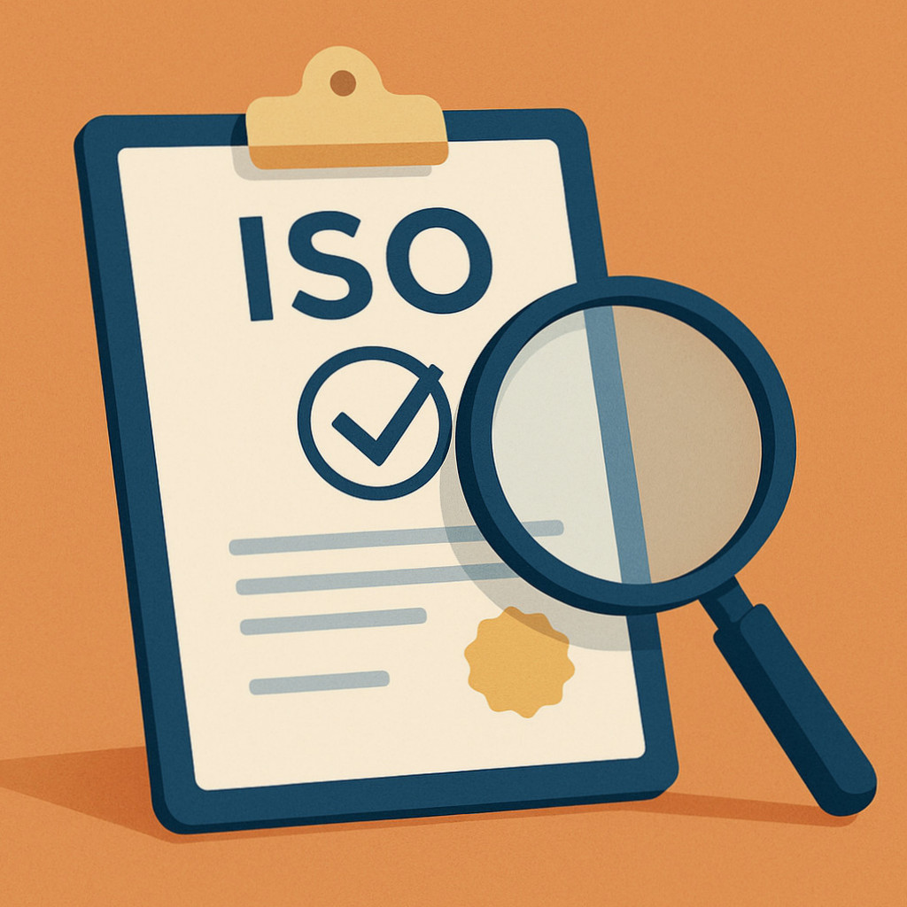 ISO 인증기관 신뢰성을 확인하는 방법과 인증서 체크 사항을 설명하는 블로그 제목에 맞춰, 인증서 확인 절차와 관련 정보가 담긴 이미지를 보여준다.
