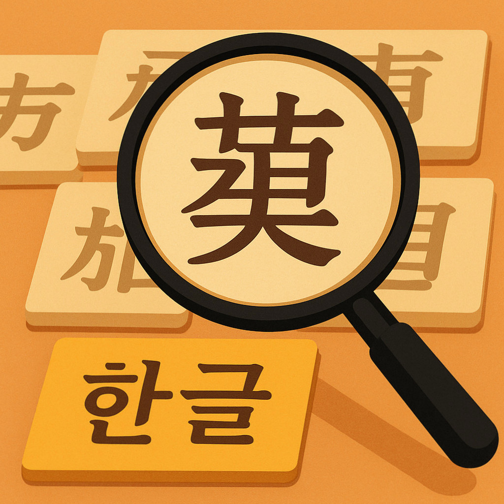 한글 발음으로 쉽게 한자를 찾는 방법과 변환 팁을 설명하는 블로그의 대표 이미지.